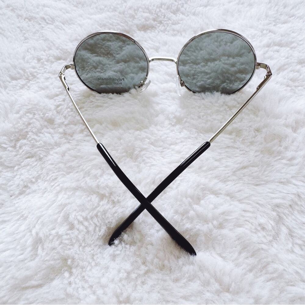 Henry Silver Round Lens Sunglasses - Picture 10 of 11